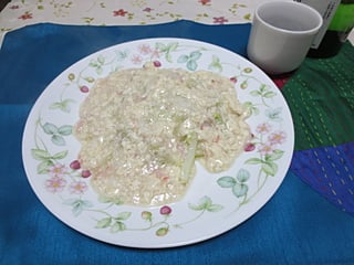 季節野菜の豆腐あんかけ